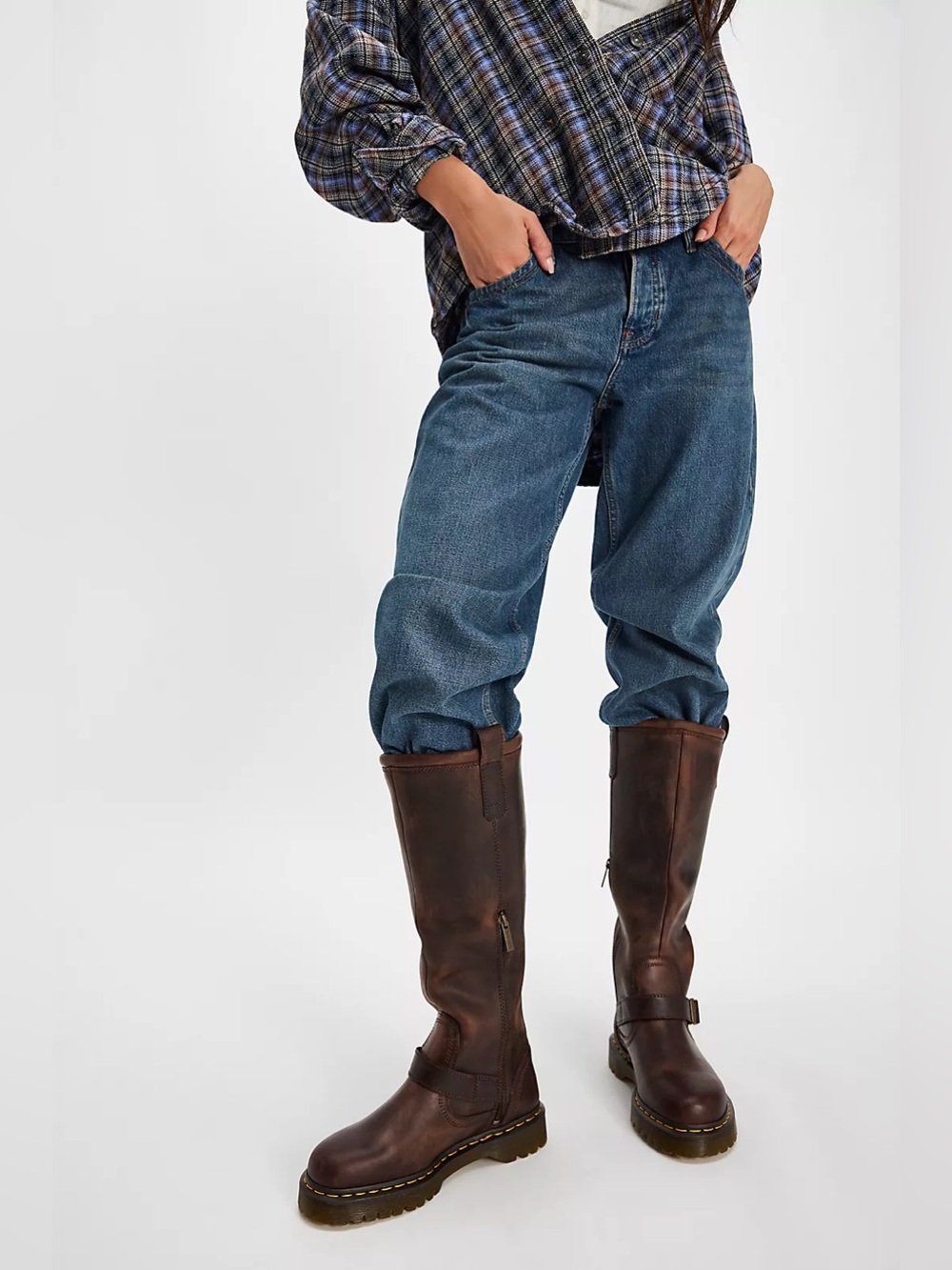 Free People Dr. Martens Anistone Knee-High Boots - Picture 6 of 16